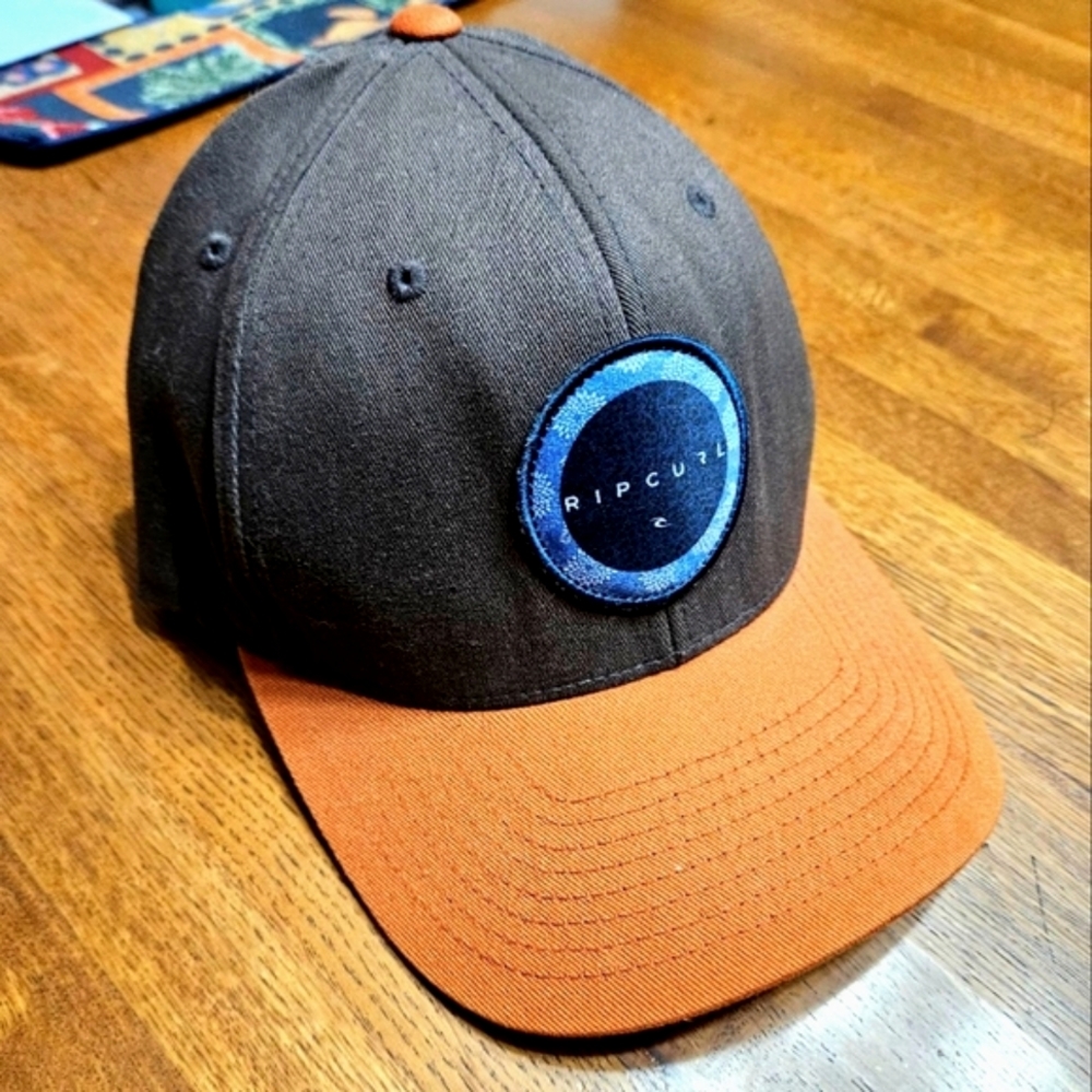 Rip Curl Brown and Orange Patch Cap
